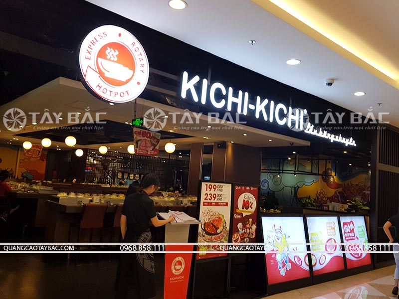 Biển quảng cáo nhà hàng Kichi