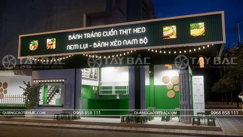 Biển hiệu nem nướng Nha Trang