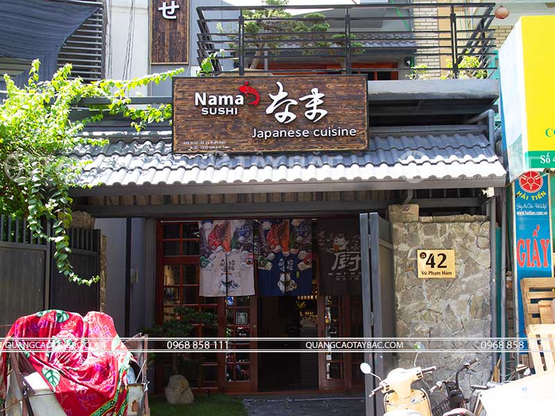 Biển quảng cáo nhà hàng nhật