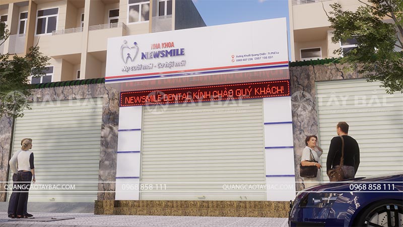 Biển quảng cáo nha khoa NewSmile