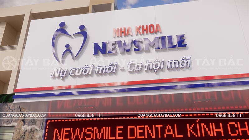 Biển quảng cáo nha khoa NewSmile