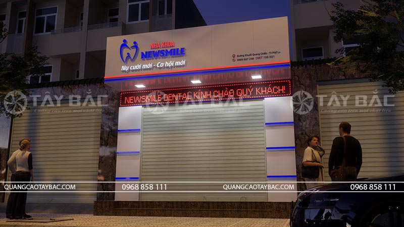 Biển quảng cáo nha khoa NewSmile