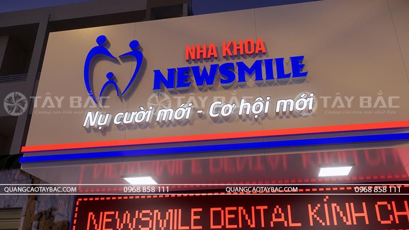 Biển quảng cáo nha khoa NewSmile