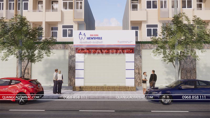 Biển quảng cáo nha khoa NewSmile