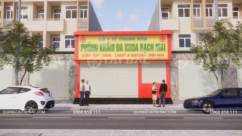 Biển hiệu phòng khám Bạch Mai