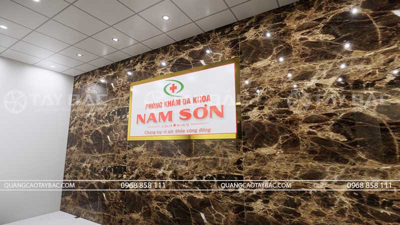 Biển hiệu phòng khám Nam Sơn Đa Khoa