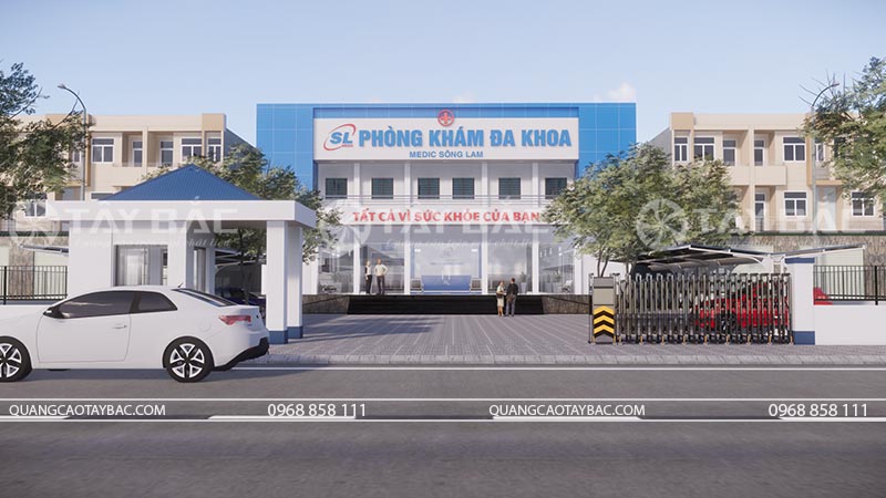 Biển hiệu phòng khám Sông Lam