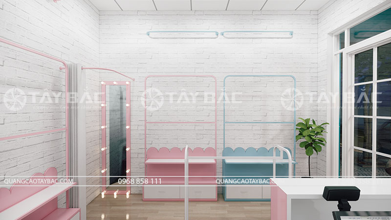 Biển quảng cáo shop Gấu Yêu-quần áo trẻ em
