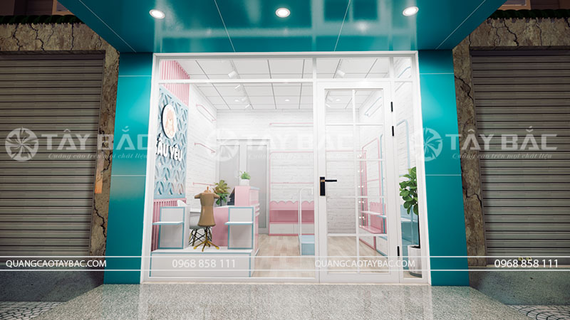 Biển quảng cáo shop Gấu Yêu-quần áo trẻ em