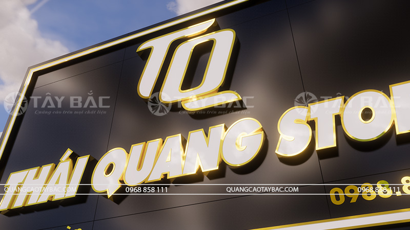 Biển quảng cáo store Thái Quang- shop quần áo