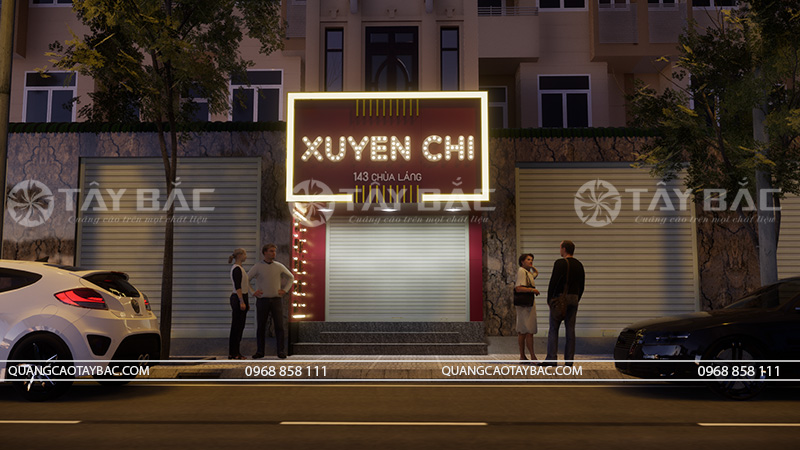 Biển quảng cáo shop Xuyến Chi-shop quần áo.