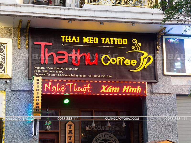 Biển quảng cáo xăm hình nghệ thuật Thái Tatoo
