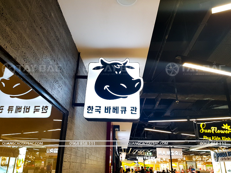 Biển vẫy nhà hàng nướng BBQ