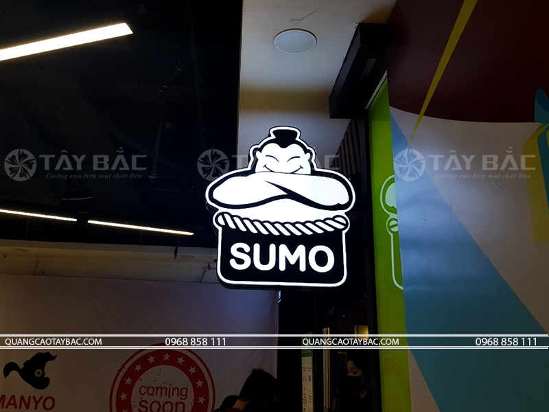 Biển vẫy nhà hàng nướng Sumo