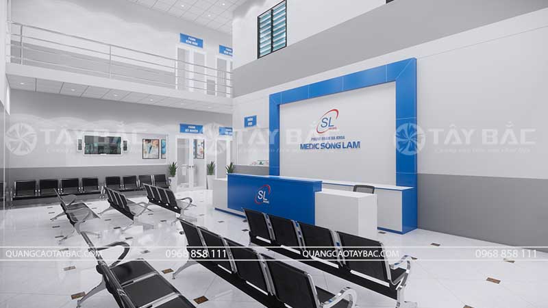 Biển hiệu phòng khám Sông Lam