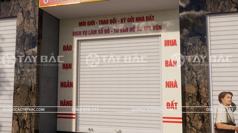 Bảng hiệu bất động sản HuyHonda