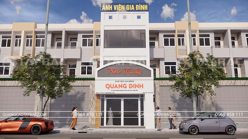 Biển hiệu ảnh viện Quang Định