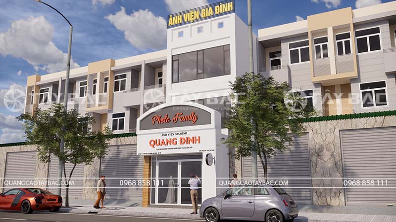 Biển hiệu ảnh viện Quang Định