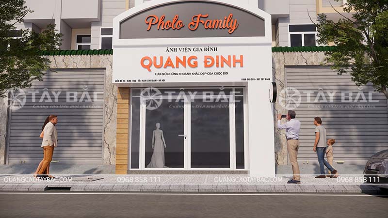 Biển hiệu ảnh viện Quang Định