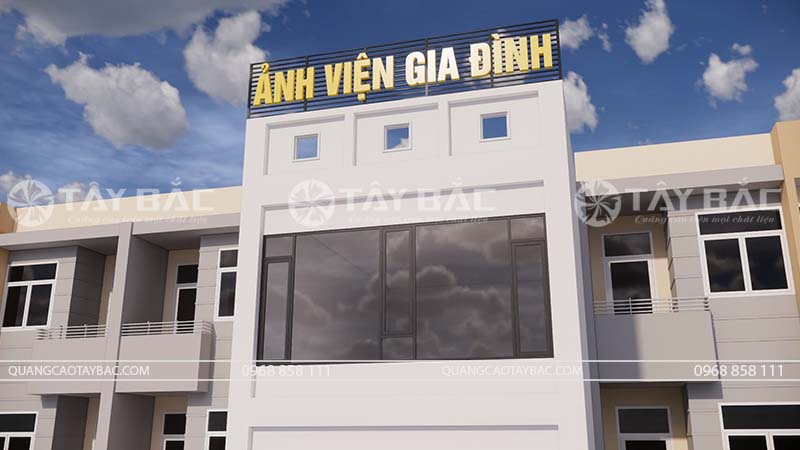 Biển hiệu ảnh viện Quang Định