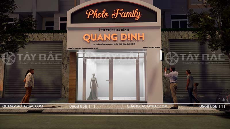 Biển hiệu ảnh viện Quang Định