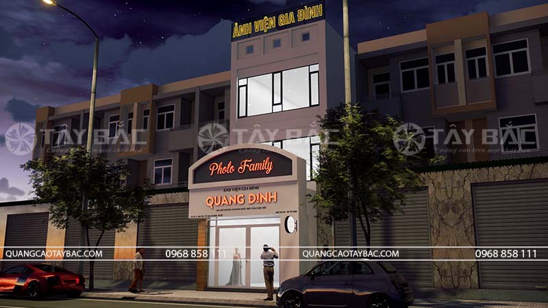 Biển hiệu ảnh viện Quang Định