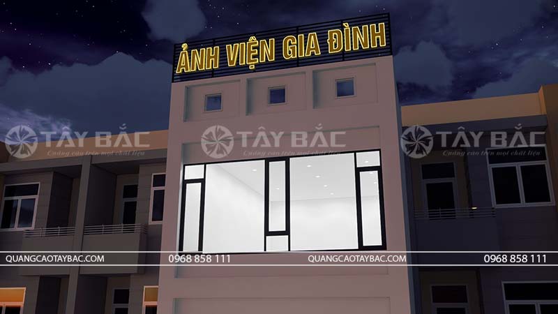 Biển hiệu ảnh viện Quang Định