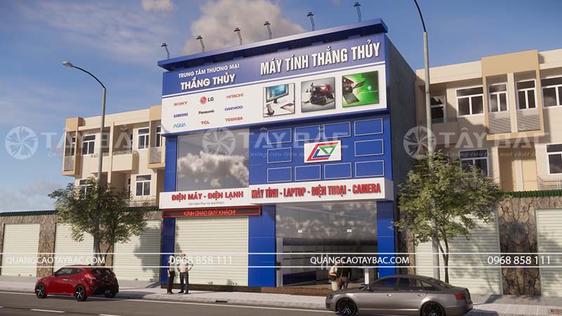 Biển quảng cáo máy tính Thắng Thủy