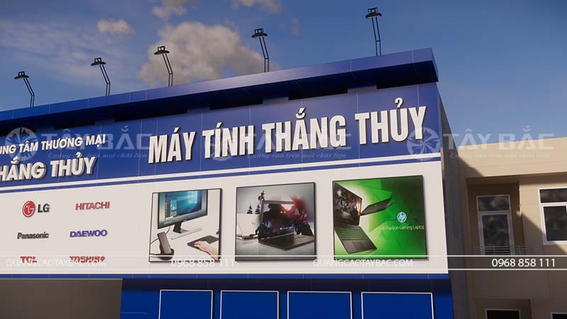 Biển quảng cáo máy tính Thắng Thủy
