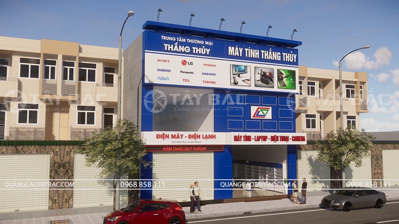 Biển quảng cáo máy tính Thắng Thủy