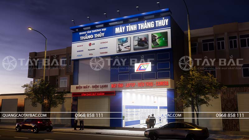 Biển quảng cáo máy tính Thắng Thủy