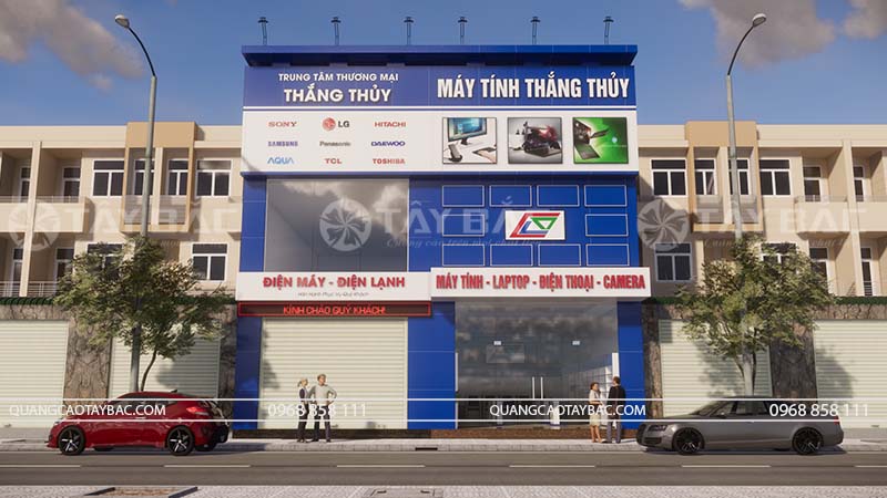 Biển quảng cáo máy tính Thắng Thủy