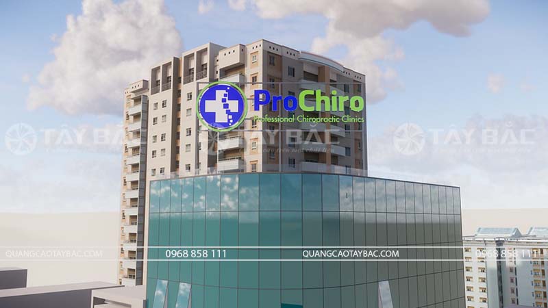 Biển hiệu phòng khám Pro Chiro