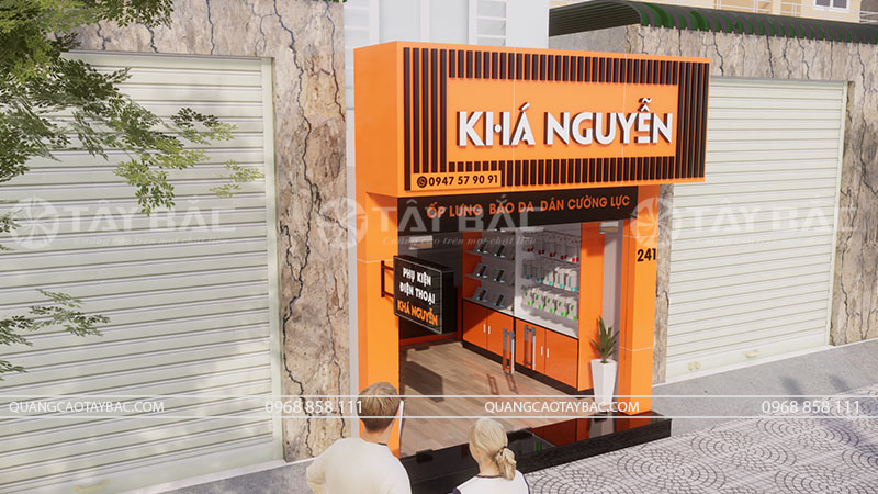 Bảng hiệu phụ kiện Khá Nguyễn