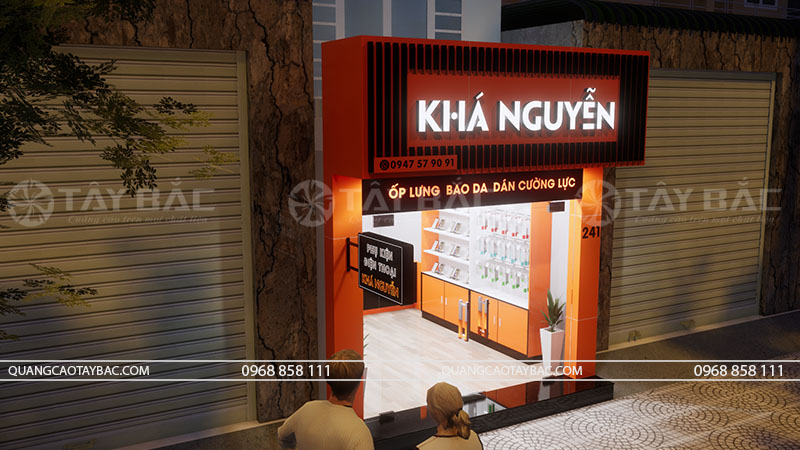 Bảng hiệu phụ kiện Khá Nguyễn