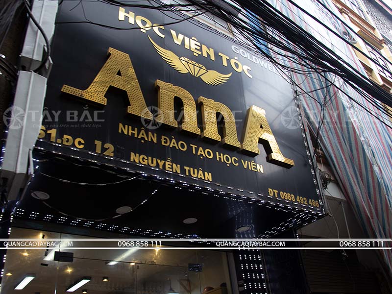 Biển quảng cáo salon tóc Anna
