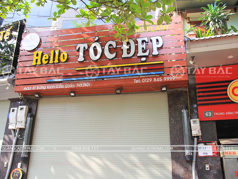 Biển quảng cáo tóc đẹp