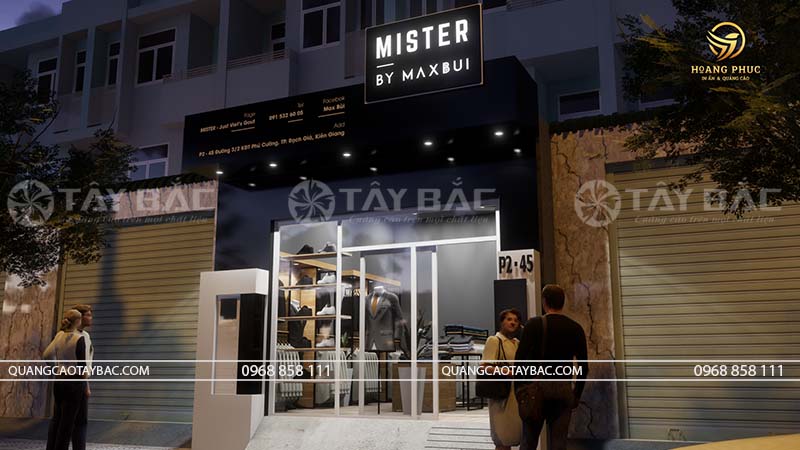 Biển quảng cáo shop giầy Maxbui