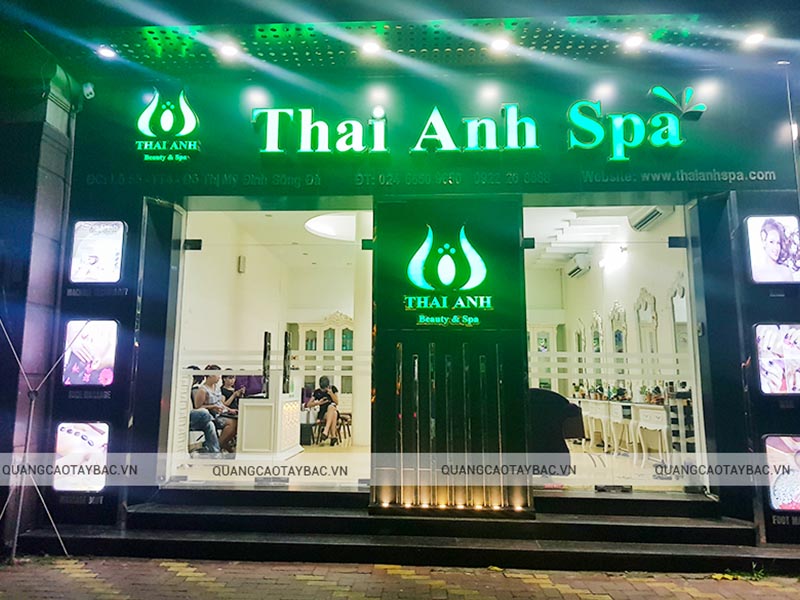Bảng quảng cáo spa Thái Anh