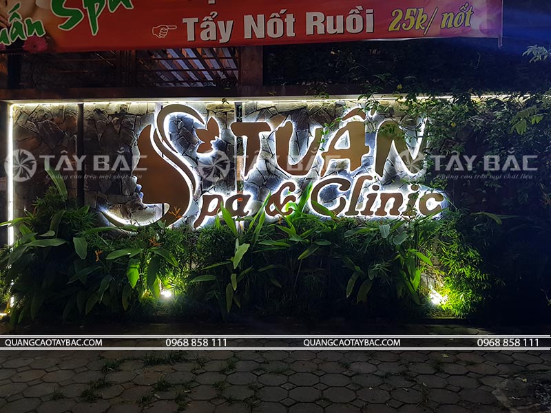 Biển quảng cáo spa Tuấn