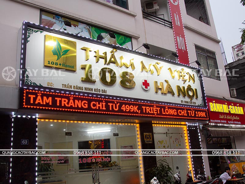 Biển quảng cáo thẫm mỹ viện 108