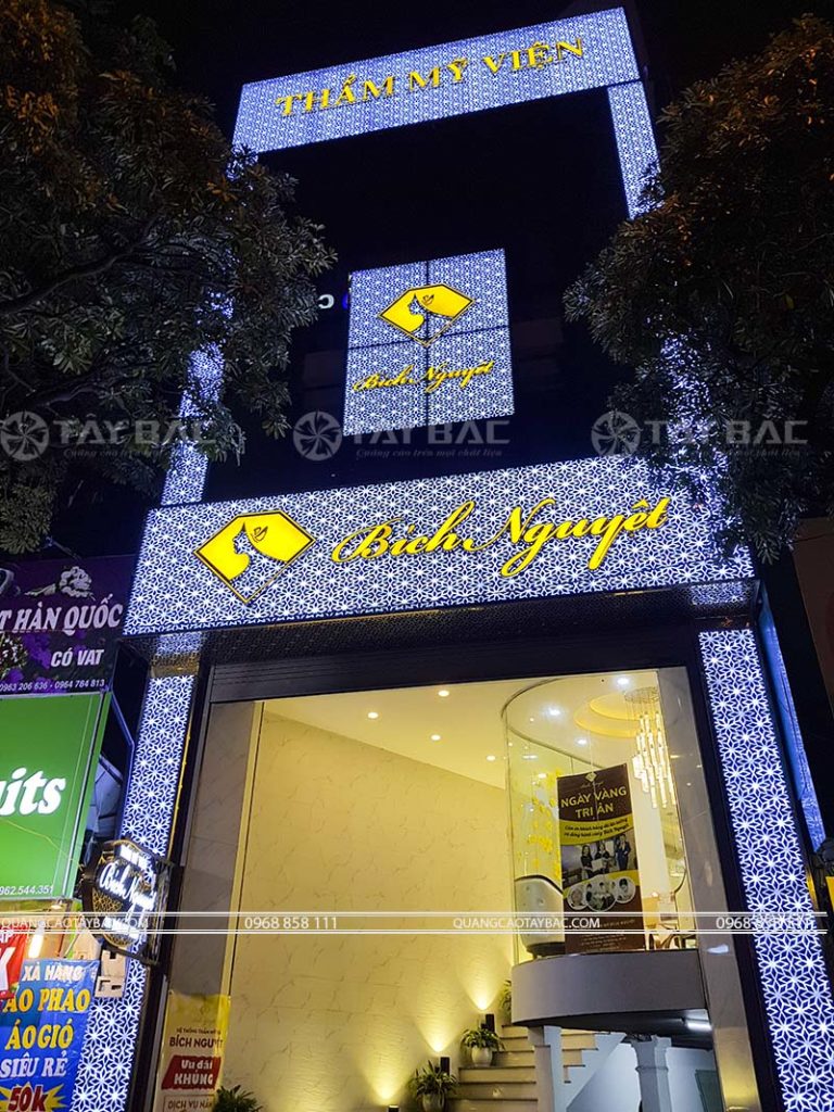 Biển quảng cáo thẫm mỹ viện Bích Nguyệt