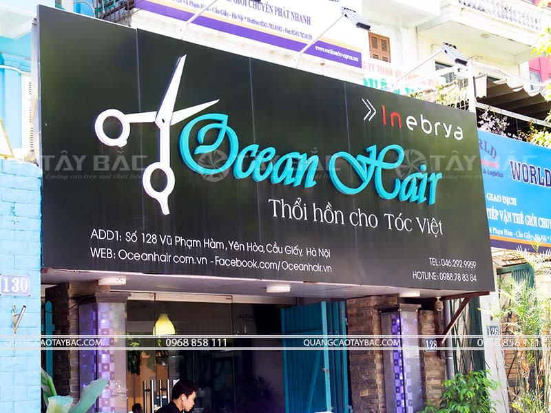 Biển quảng cáo tóc Ocean