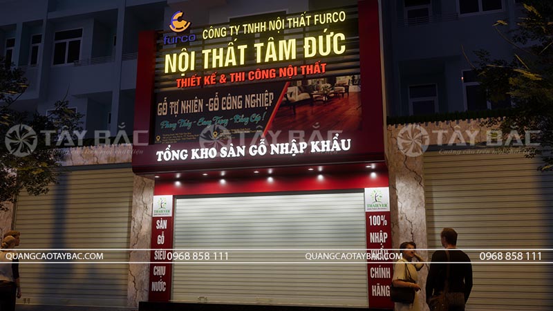 Biển quảng cáo nội thất đồ gỗ Tâm Đức
