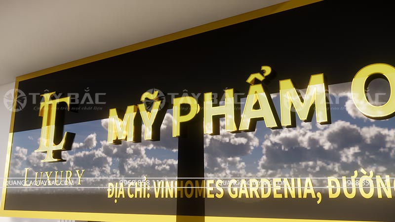 Biển quảng cáo shop mỹ phẩm It