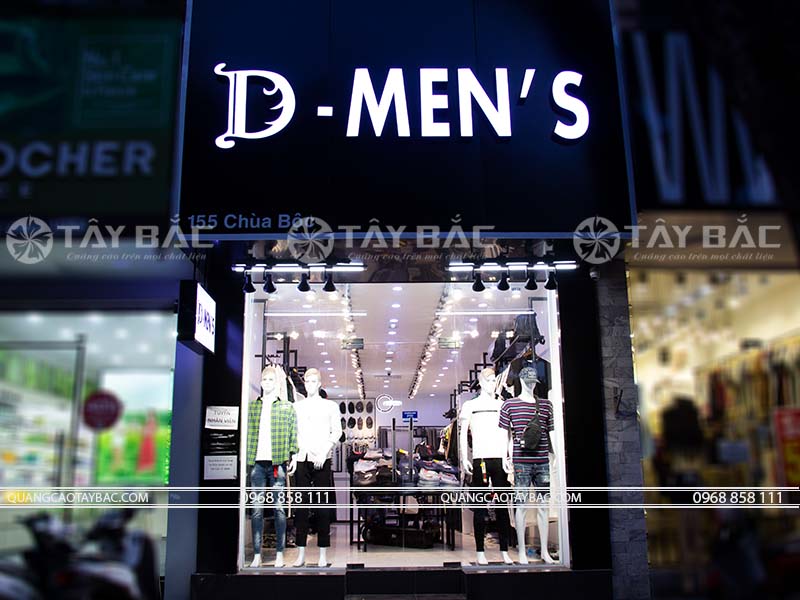Biển quảng cáo thời trang D-mens