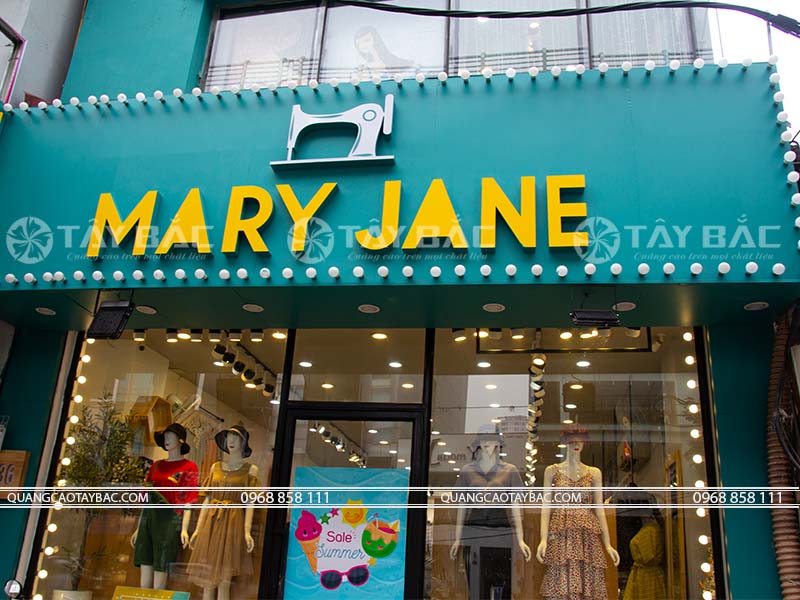 Biển hiệu shop Mary Jane