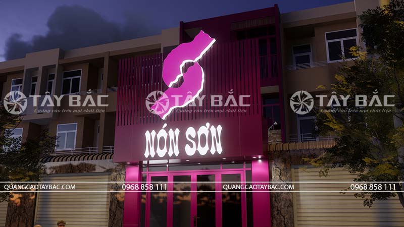 Biển hiệu thời trang Nón Sơn