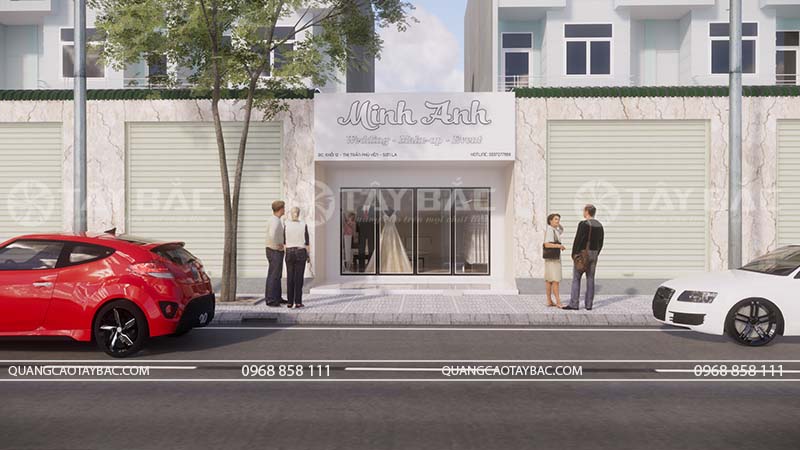 Biển quảng cáo trang điểm Minh Anh