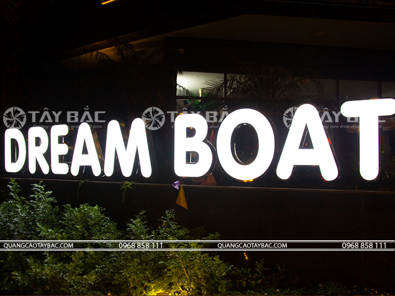 bộ chữ trung tâm tiếng anh Dream Boat